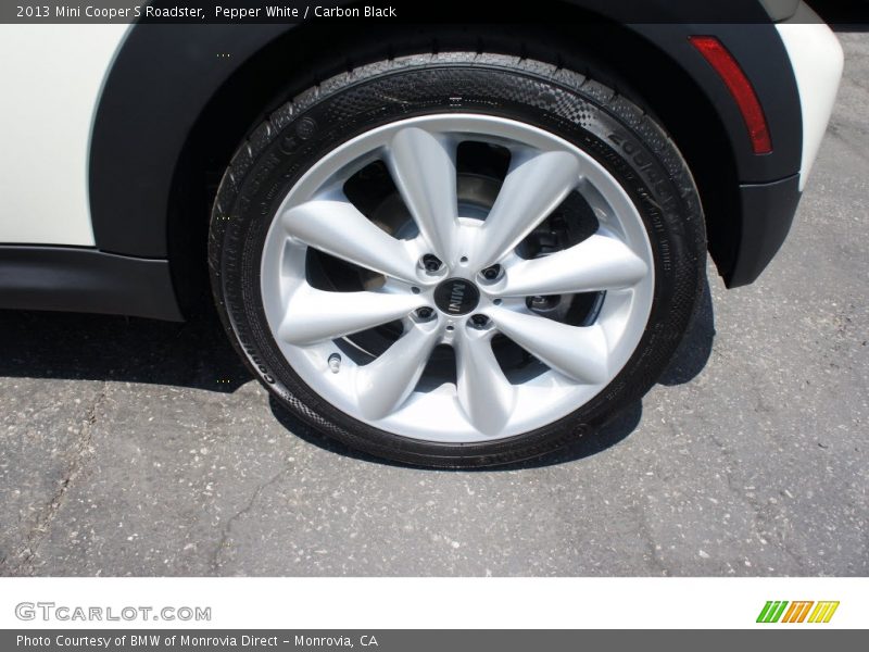 Pepper White / Carbon Black 2013 Mini Cooper S Roadster