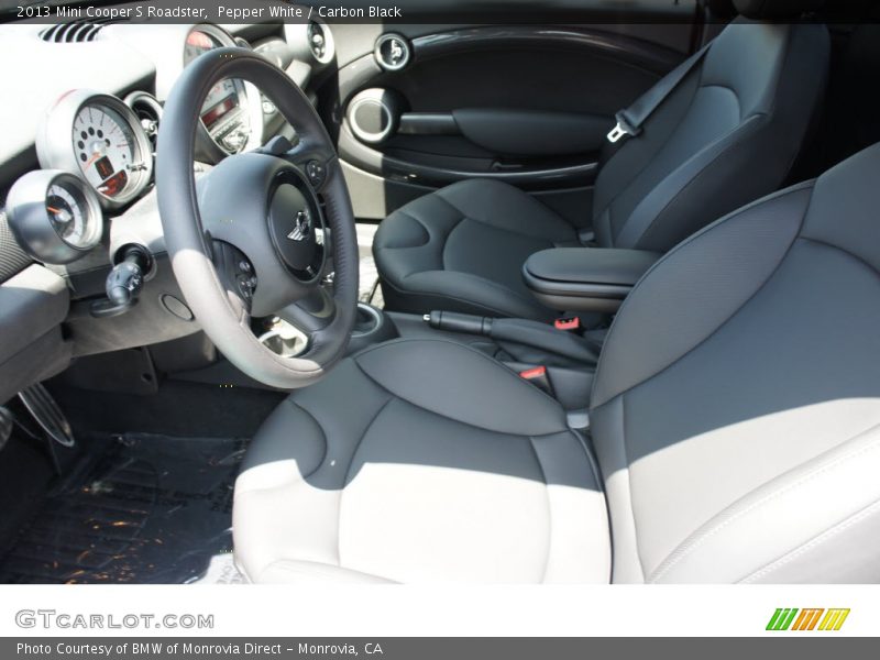 Pepper White / Carbon Black 2013 Mini Cooper S Roadster