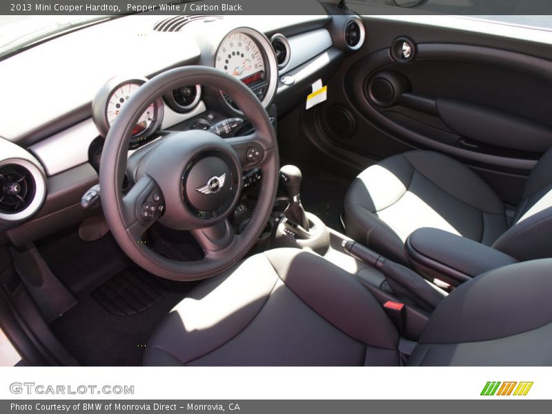 Pepper White / Carbon Black 2013 Mini Cooper Hardtop