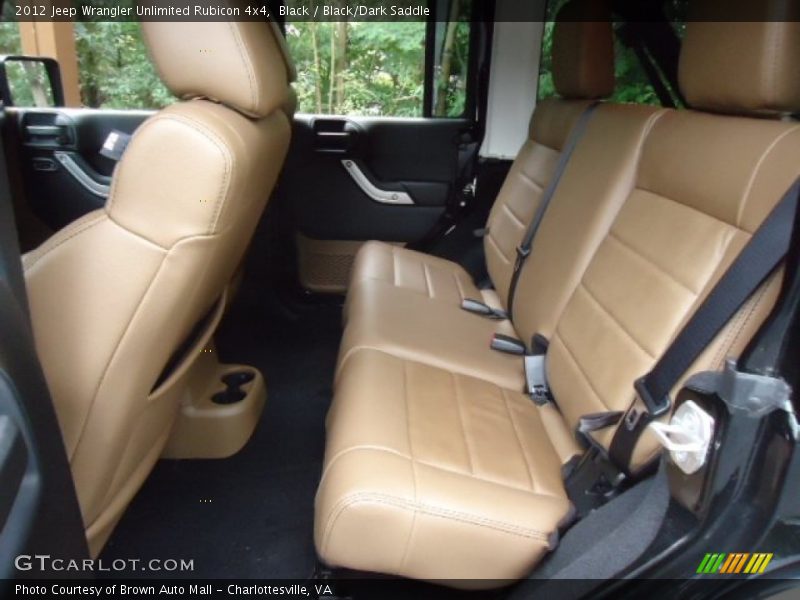 Black / Black/Dark Saddle 2012 Jeep Wrangler Unlimited Rubicon 4x4