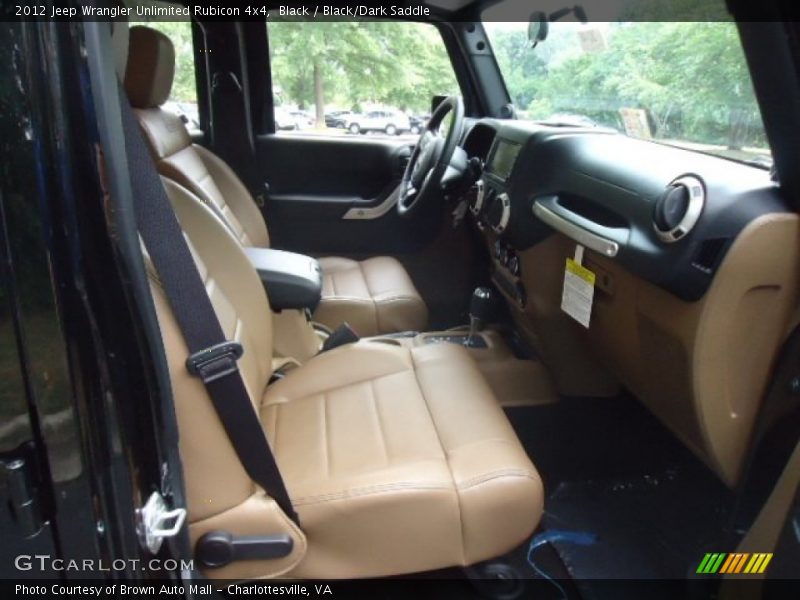Black / Black/Dark Saddle 2012 Jeep Wrangler Unlimited Rubicon 4x4