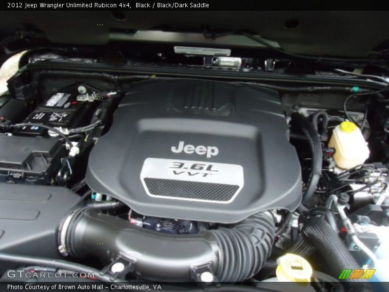 Black / Black/Dark Saddle 2012 Jeep Wrangler Unlimited Rubicon 4x4