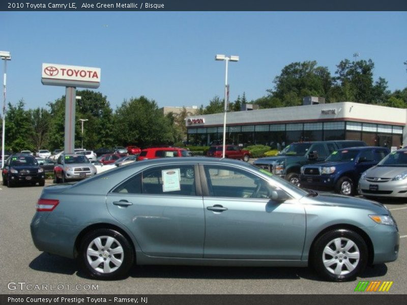 Aloe Green Metallic / Bisque 2010 Toyota Camry LE