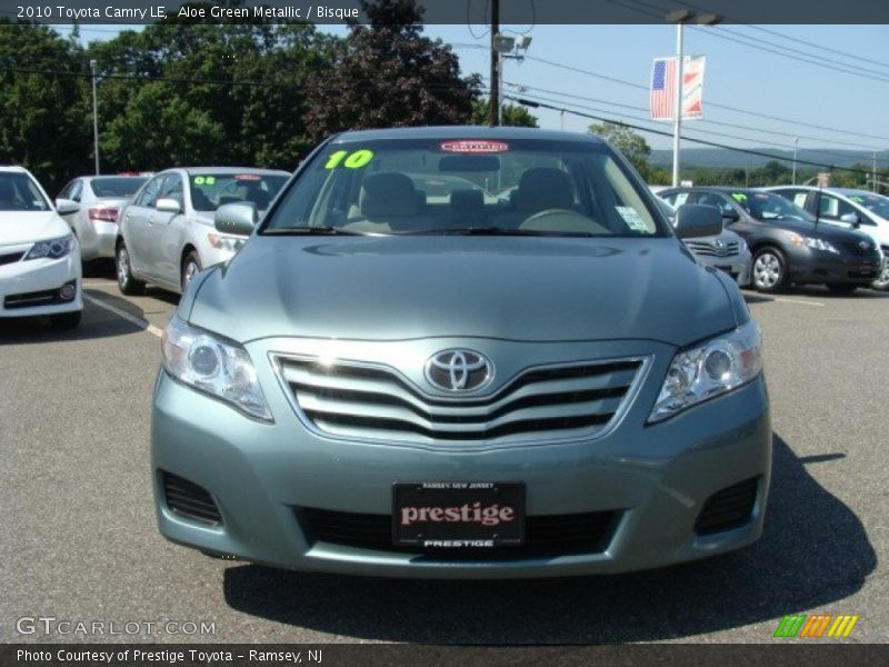 Aloe Green Metallic / Bisque 2010 Toyota Camry LE