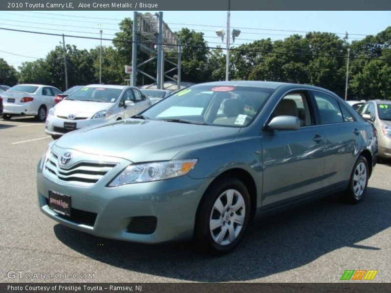Aloe Green Metallic / Bisque 2010 Toyota Camry LE