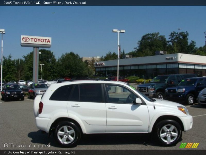 Super White / Dark Charcoal 2005 Toyota RAV4 4WD