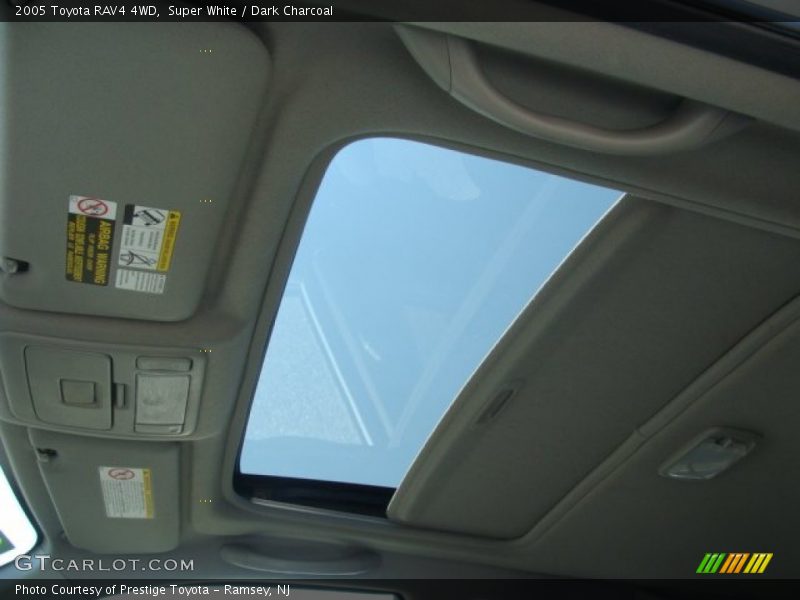 Super White / Dark Charcoal 2005 Toyota RAV4 4WD