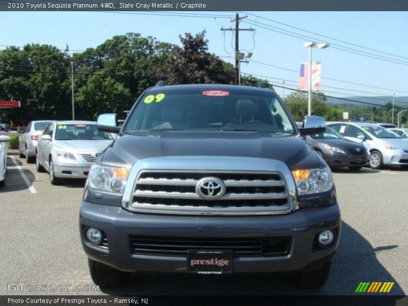 Slate Gray Metallic / Graphite 2010 Toyota Sequoia Platinum 4WD