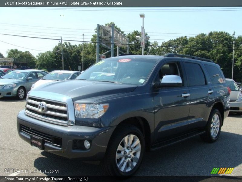 Slate Gray Metallic / Graphite 2010 Toyota Sequoia Platinum 4WD