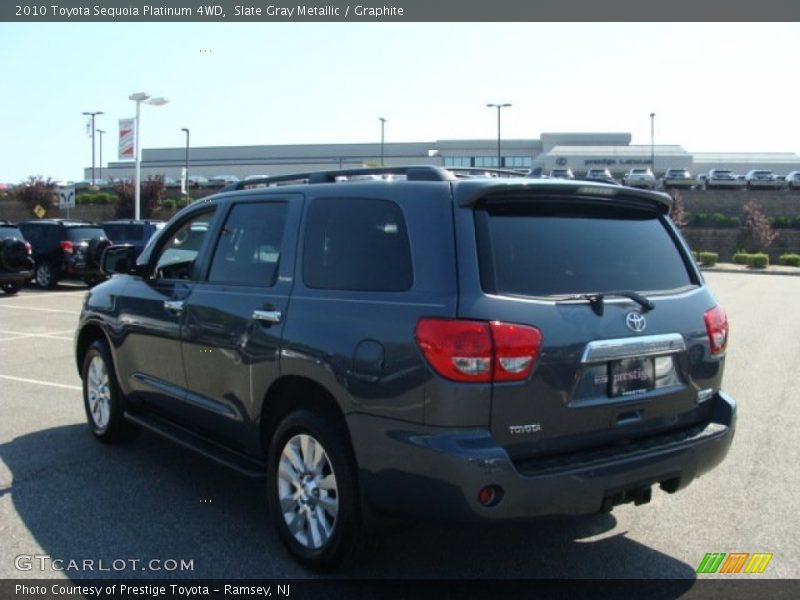 Slate Gray Metallic / Graphite 2010 Toyota Sequoia Platinum 4WD