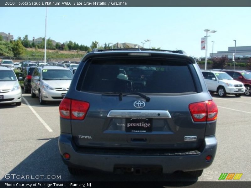 Slate Gray Metallic / Graphite 2010 Toyota Sequoia Platinum 4WD