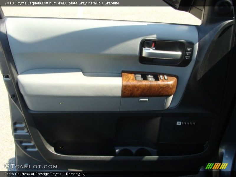 Slate Gray Metallic / Graphite 2010 Toyota Sequoia Platinum 4WD