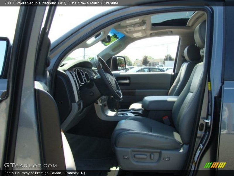 Slate Gray Metallic / Graphite 2010 Toyota Sequoia Platinum 4WD