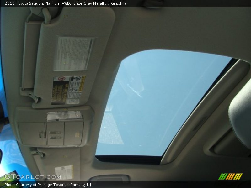 Slate Gray Metallic / Graphite 2010 Toyota Sequoia Platinum 4WD