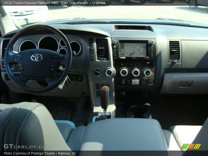 Slate Gray Metallic / Graphite 2010 Toyota Sequoia Platinum 4WD