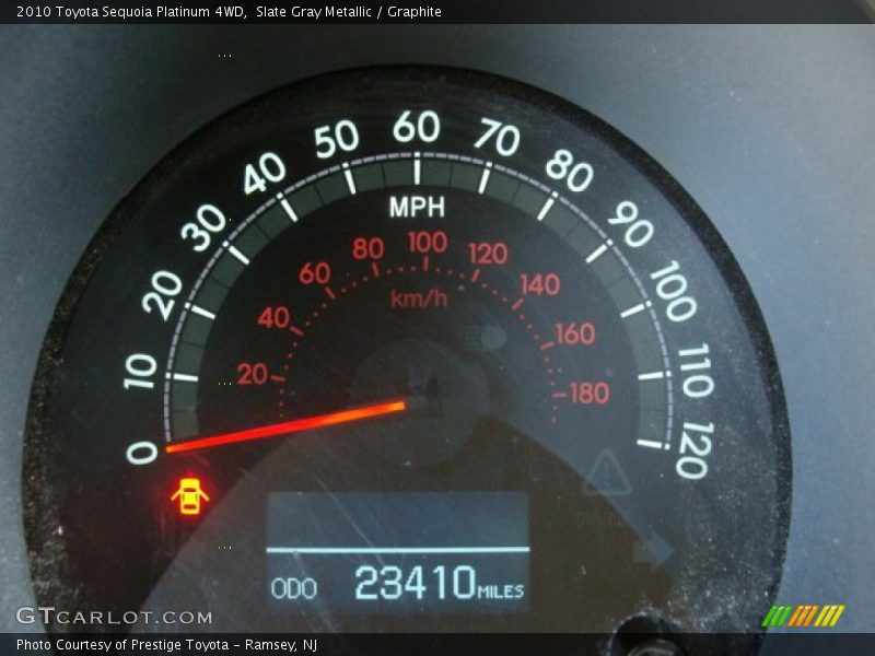 Slate Gray Metallic / Graphite 2010 Toyota Sequoia Platinum 4WD