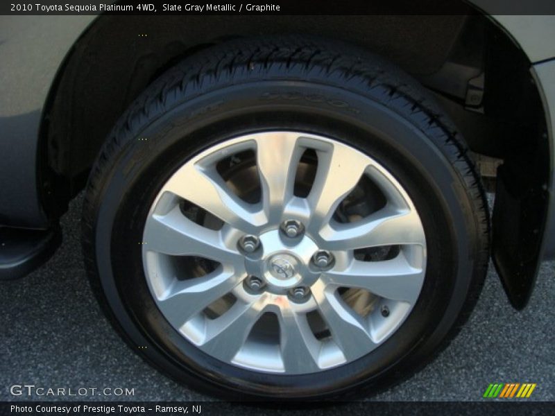 Slate Gray Metallic / Graphite 2010 Toyota Sequoia Platinum 4WD