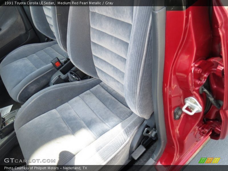 Front Seat of 1991 Corolla LE Sedan