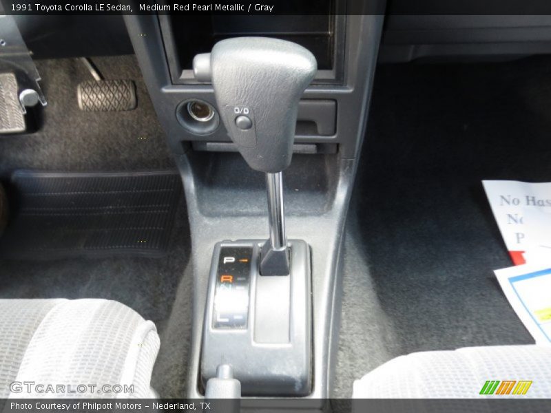  1991 Corolla LE Sedan 3 Speed Automatic Shifter