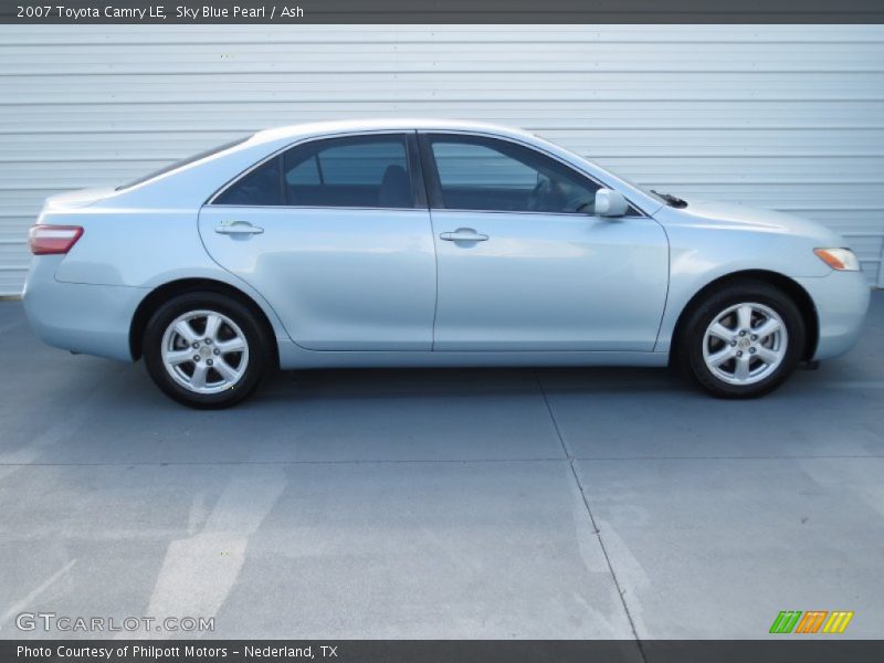 Sky Blue Pearl / Ash 2007 Toyota Camry LE