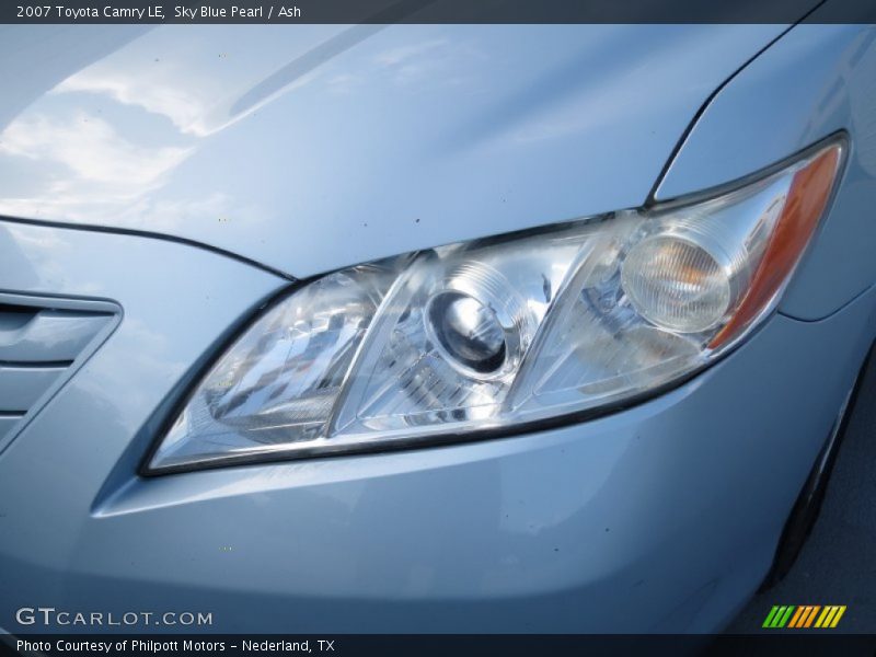 Sky Blue Pearl / Ash 2007 Toyota Camry LE
