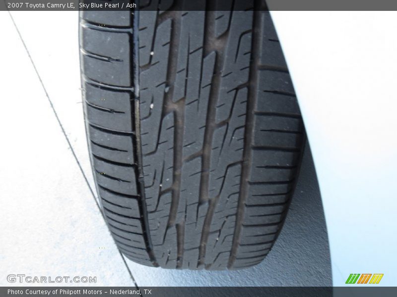Sky Blue Pearl / Ash 2007 Toyota Camry LE