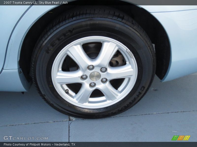 Sky Blue Pearl / Ash 2007 Toyota Camry LE
