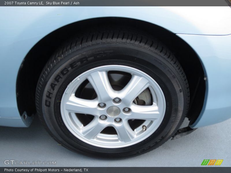 Sky Blue Pearl / Ash 2007 Toyota Camry LE