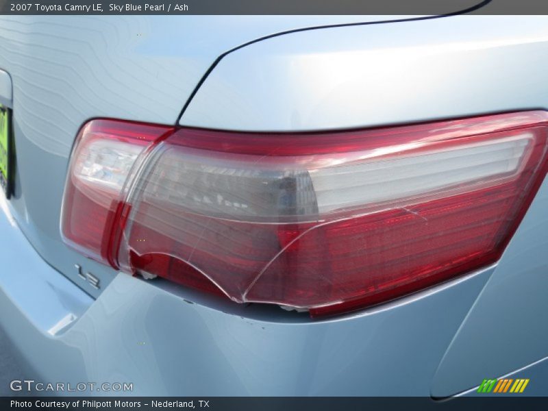 Sky Blue Pearl / Ash 2007 Toyota Camry LE