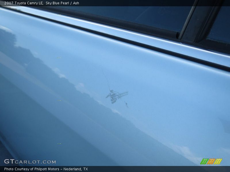 Sky Blue Pearl / Ash 2007 Toyota Camry LE