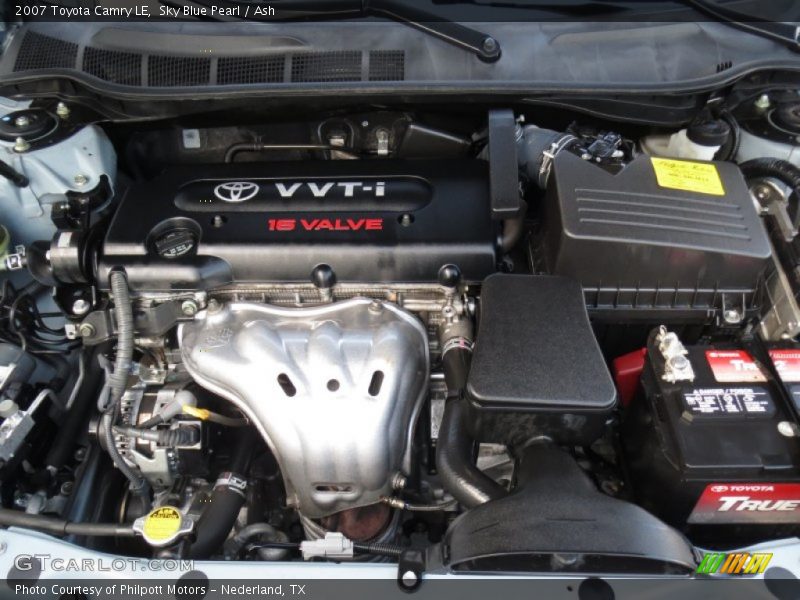 Sky Blue Pearl / Ash 2007 Toyota Camry LE