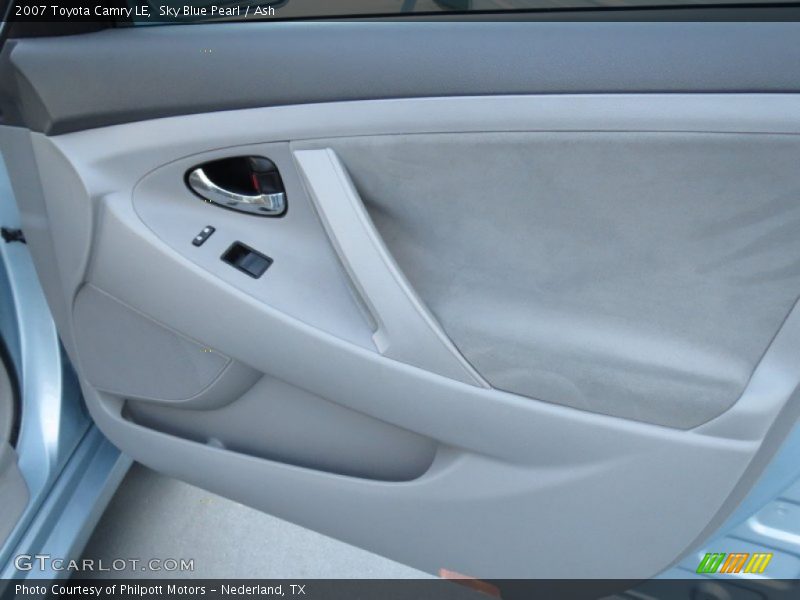 Sky Blue Pearl / Ash 2007 Toyota Camry LE