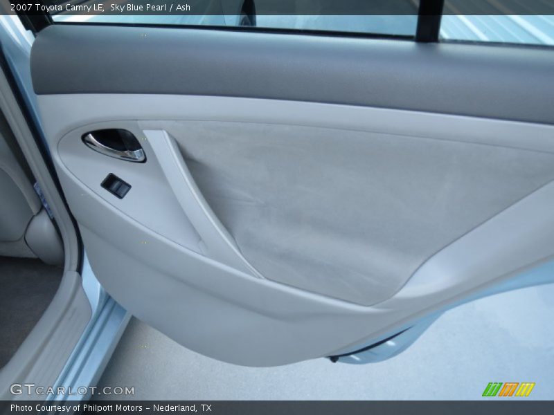 Sky Blue Pearl / Ash 2007 Toyota Camry LE
