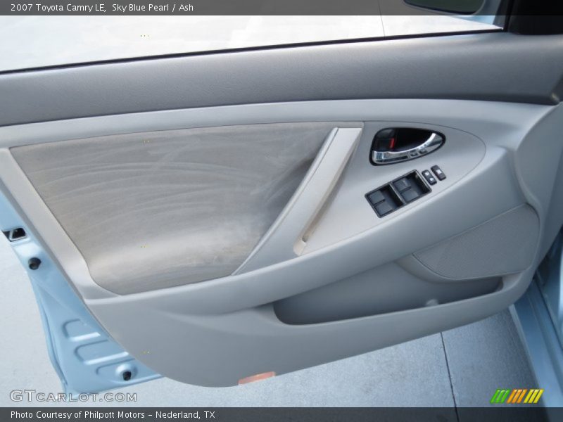 Sky Blue Pearl / Ash 2007 Toyota Camry LE