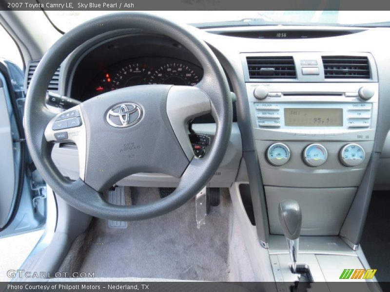 Sky Blue Pearl / Ash 2007 Toyota Camry LE