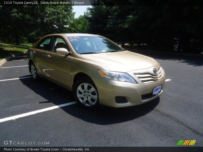 Sandy Beach Metallic / Bisque 2010 Toyota Camry LE
