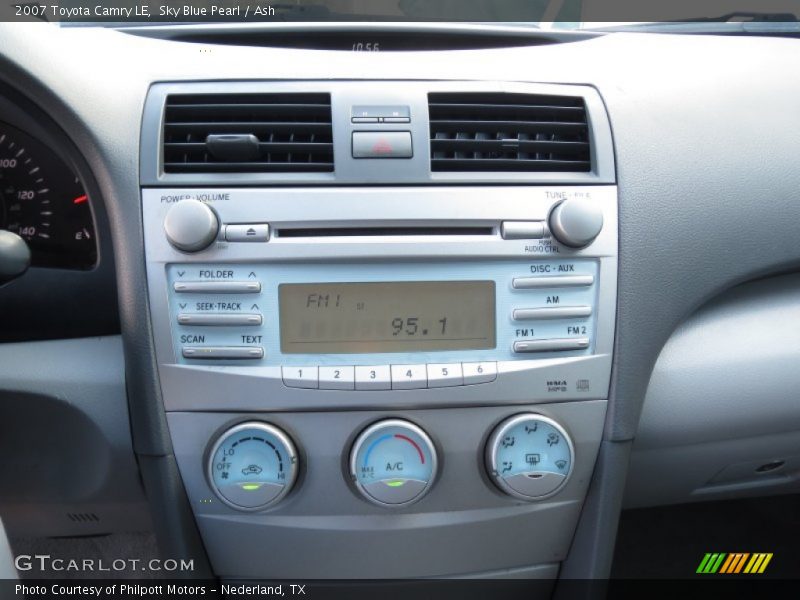 Sky Blue Pearl / Ash 2007 Toyota Camry LE