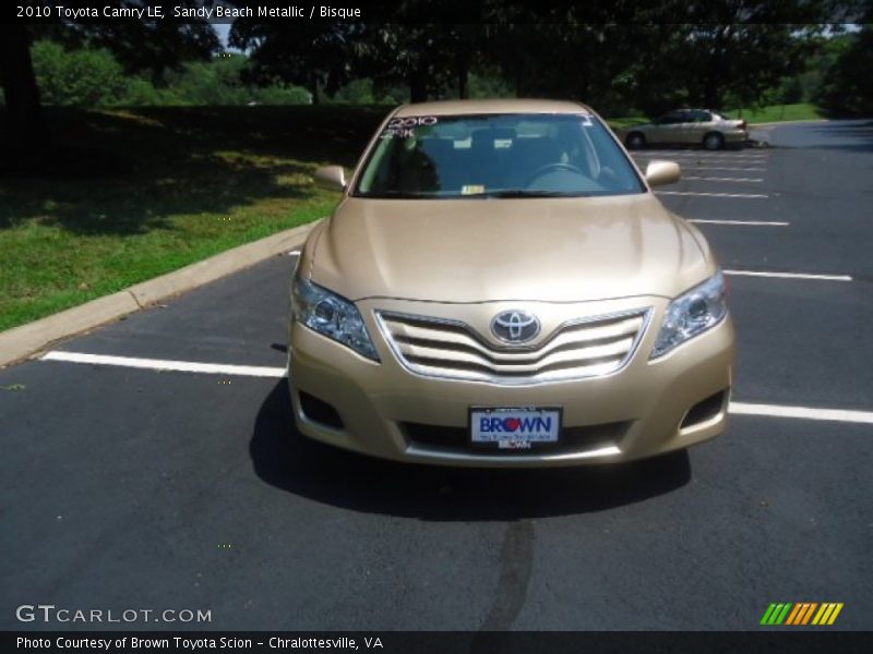 Sandy Beach Metallic / Bisque 2010 Toyota Camry LE