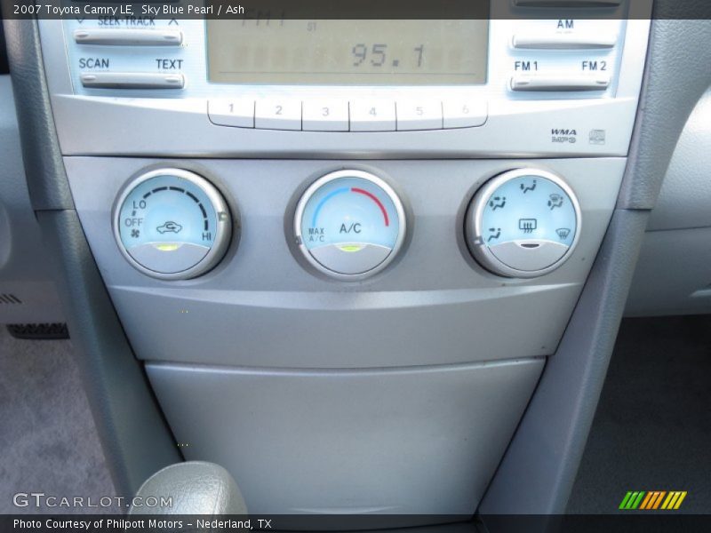 Sky Blue Pearl / Ash 2007 Toyota Camry LE