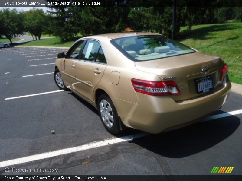 Sandy Beach Metallic / Bisque 2010 Toyota Camry LE