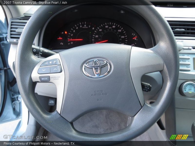 Sky Blue Pearl / Ash 2007 Toyota Camry LE