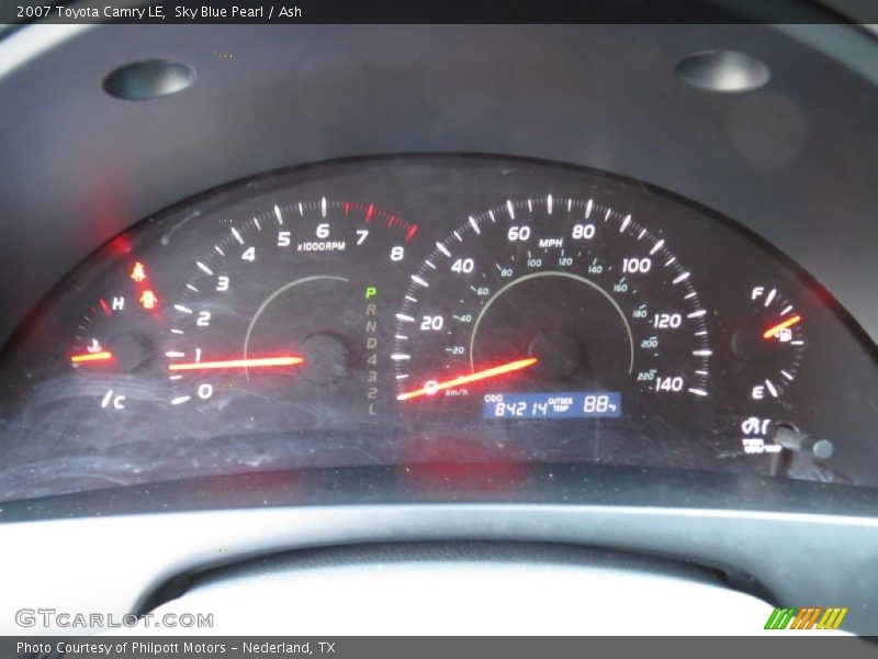 Sky Blue Pearl / Ash 2007 Toyota Camry LE