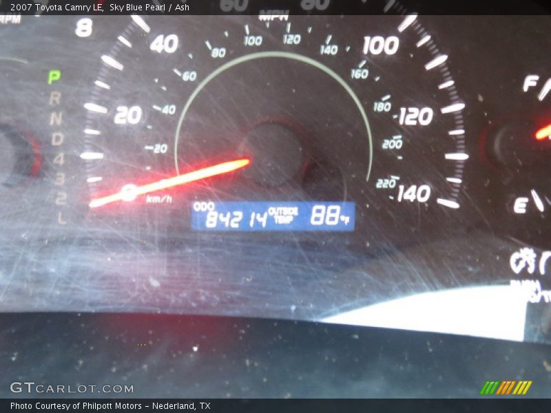 Sky Blue Pearl / Ash 2007 Toyota Camry LE