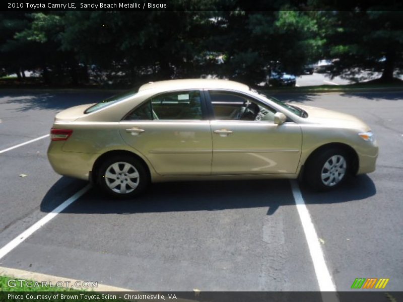 Sandy Beach Metallic / Bisque 2010 Toyota Camry LE