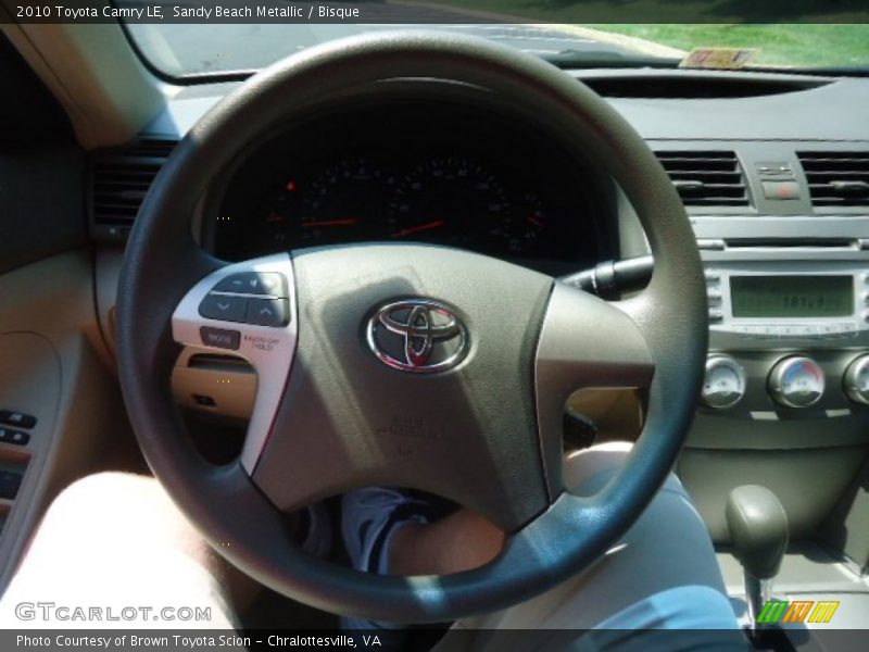 Sandy Beach Metallic / Bisque 2010 Toyota Camry LE