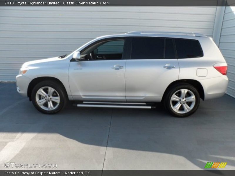 Classic Silver Metallic / Ash 2010 Toyota Highlander Limited