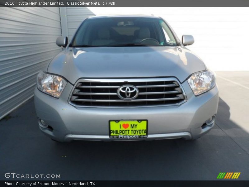 Classic Silver Metallic / Ash 2010 Toyota Highlander Limited