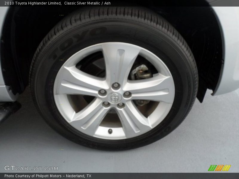 Classic Silver Metallic / Ash 2010 Toyota Highlander Limited