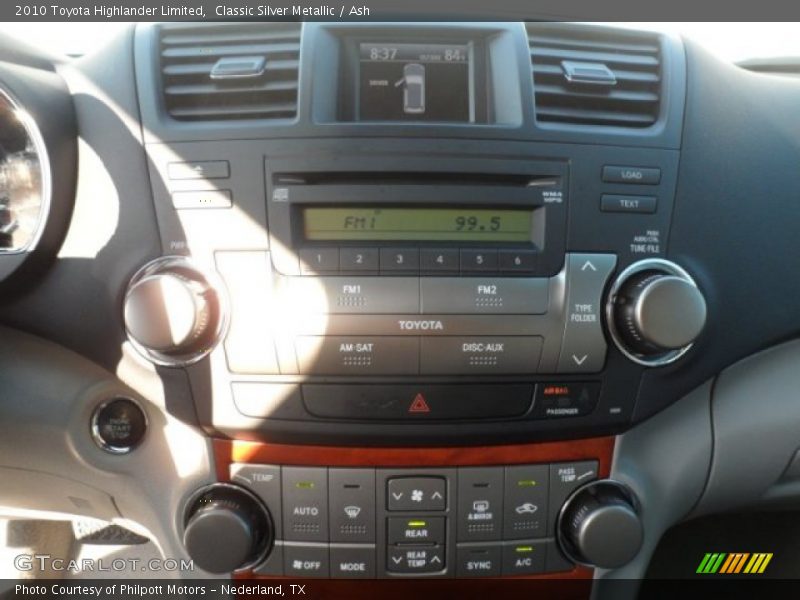 Classic Silver Metallic / Ash 2010 Toyota Highlander Limited