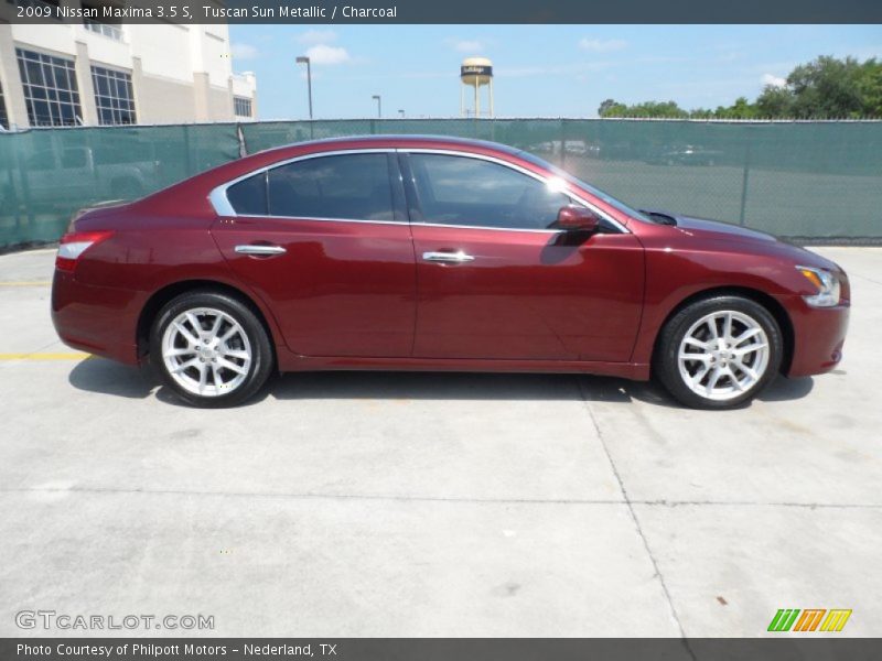 Tuscan Sun Metallic / Charcoal 2009 Nissan Maxima 3.5 S